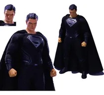 Comprar Action Figure Superman Liga Da Justiça Superman Black Preto