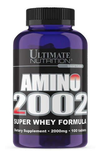 Ultimate Nutrition | Amino 2002 | 100 Tablets | 33 Servings