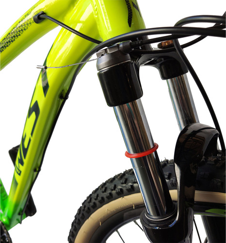 Bicicleta Aro 29 Prowest Discovery 12v Rx Hid Trava Guidão Cor Amarelo/verde Neon Tamanho Do Quadro 17