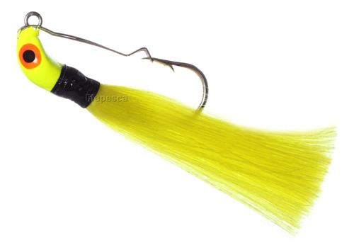 Isca Artificial Lori Jig Anti Enrosco Rabuda 12gr Cor Cor Amarela