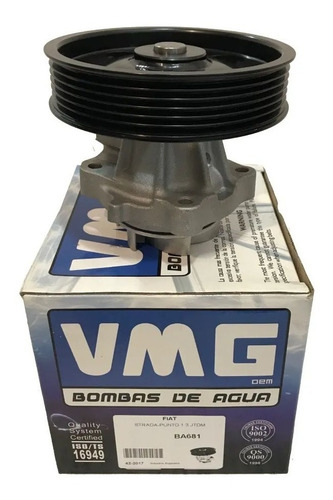 Bomba De Agua Vmg P/ Fiat Punto 1.3 Jtd