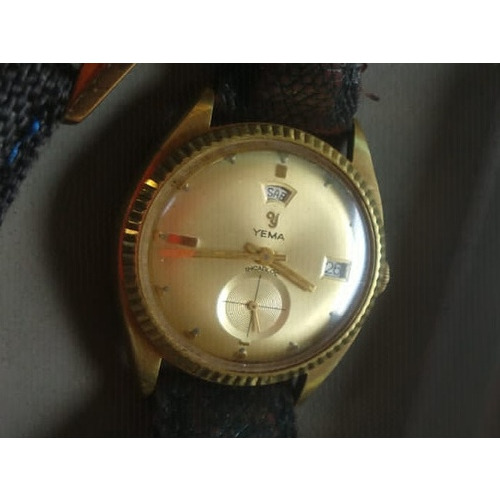 Raro Reloj Yema Vintage De Cuerda