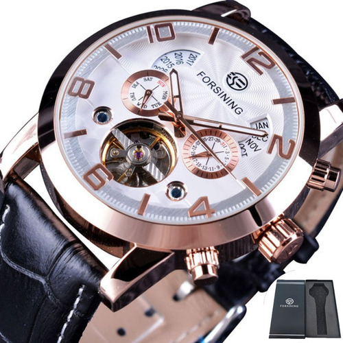 Reloj Forsining Mechanical Calendar Tourbillon