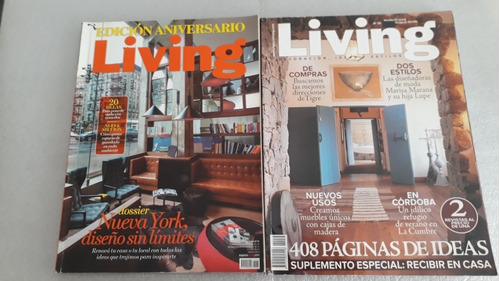 Living. Lote De 10 Revistas. Excelente Estado 