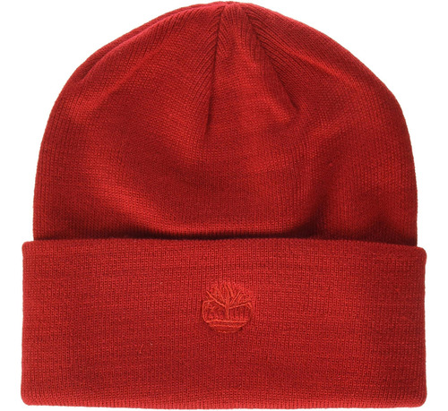 Gorro Timberland Hombre Con Puños Y Logotipo Bordado, Cereza