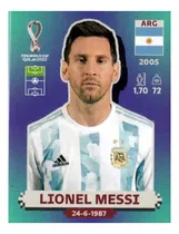 Comprar Figurita Lionel Messi Azul Italia Importada Mundial 2022