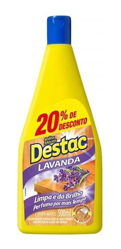 Lustra Móveis Lavanda 500ml Destac