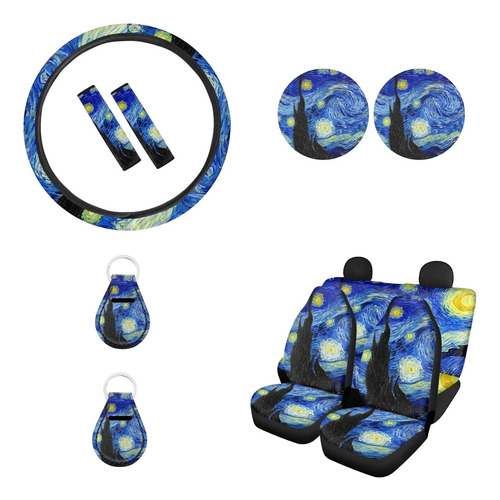 Suhoaziia Van Gogh Starry Sky - Juego De 11 Accesorios Decor