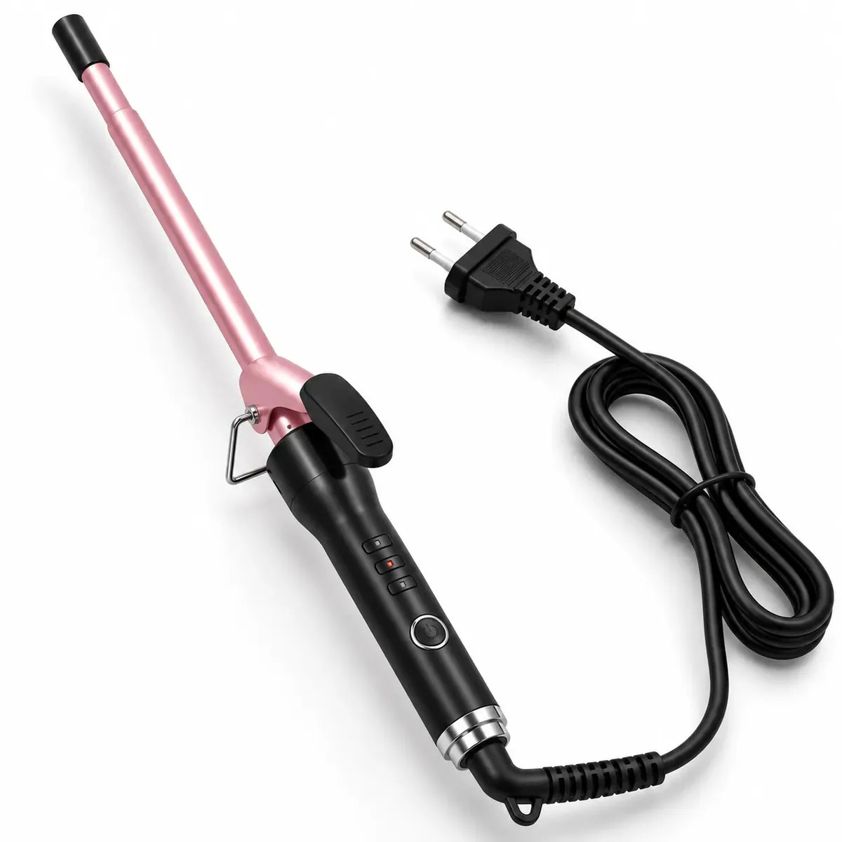 Modelador de Cachos 9mm Babyliss Profissional Cerâmico Bivolt Cacho Fino Cachos Definidos Cacheador de Cabelos Barril Fino Ondulador Ondas Elétrico Enrolador de Cabelo Para Ondas e Cachos Mandem Jobs