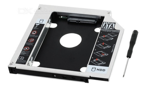 Adaptador Dvd Hd Ou Ssd Notebook Drive Caddy 9.5mm Sata Slim