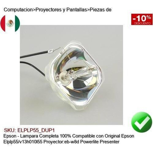 Lampara Sin Carcasa Epson Elplp55 Eb-w8d Powerlite Presenter