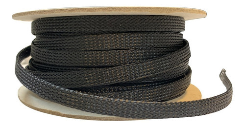Cubre Cables Piel De Serpiente Expandible 30 Metros 1/2 Color Negro