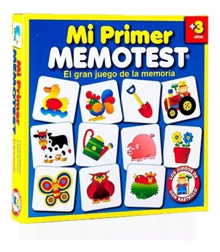 Juego De Mesa Mi Primer Memotest Don Rastrillo Ruibal