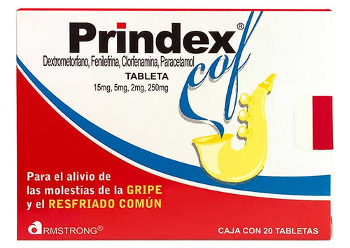 Prindex Cof Caja Con 20 Tabletas