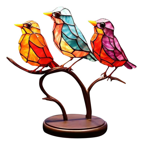 Decoraciones de pájaros coloridos en L, decoración Colorea A Decor