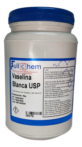 Vaselina Blanca Usp X 1 Kg