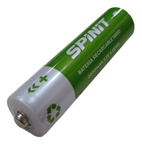 Pila Bateria Spinit Recargable 18650 2800 Mah P/ Linternas