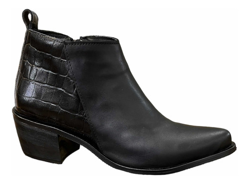 Bota De Vestir Tipo Texana Art 4002