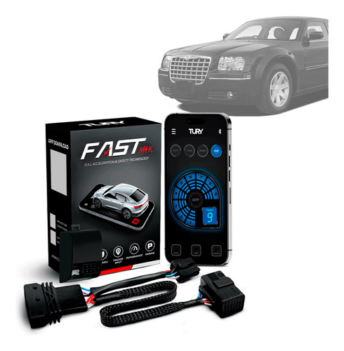 Módulo Acelerador Pedal Fast Com App Chrysler 300 05 06