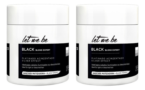 2 Let Me Be Máscara Black Blond Up Prosalon 500g E 02 Óleos