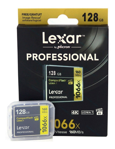 Memoria Compact Flash Lexar 128gb/160mbs