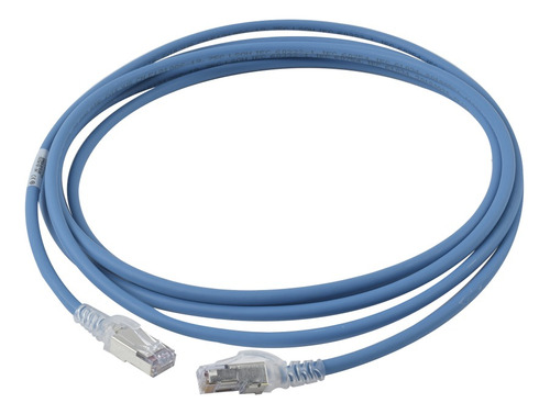 Cable De Red (patch Cord) De 3m, Ultra Delgado Cat. 6a Azul