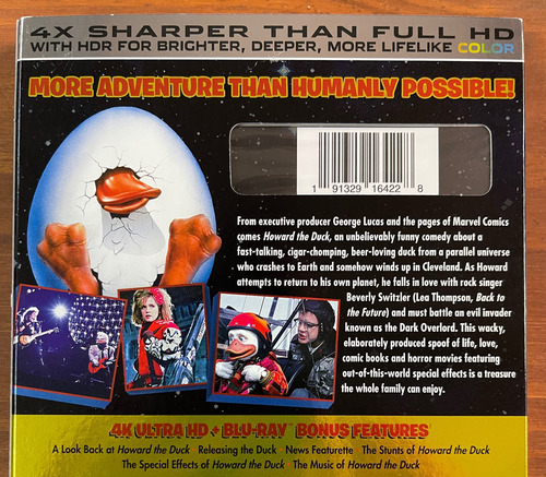 4k + Bluray Howard O Super Herói - The Duck - Lacrado