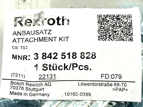 Bosch Rexroth 3842518828 Attachment Kit Zzz