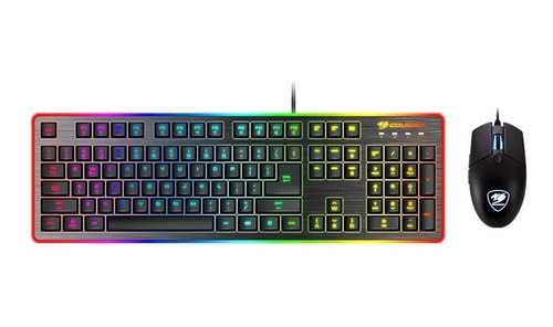 Teclado Hibrido & Mouse Gamer Deathfire Ex Gaming Cougar