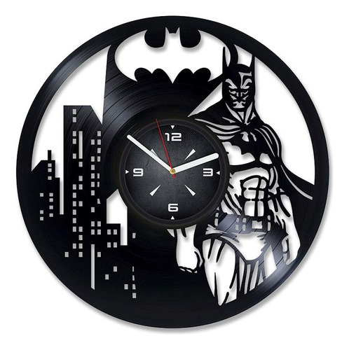 Arteko Batman Superhero - Reloj De Pared Con Grabador De 