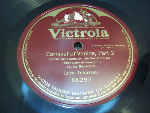 Adp Disco Pasta Carnival Of Venice Part 2 Luisa Tetrazzini