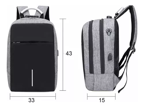 Mochila Urbana Hombre Mujer Escolar Notebook Mod10 - Impacto