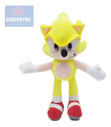 Peluche De Sonic 37 Cm Personaje Calidad