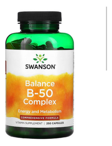 Complejo De Vitamina B50 Swanson 250 Caps