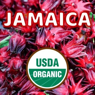 Flor De Jamaica Deshidratada Orgánica Certificada (200g)