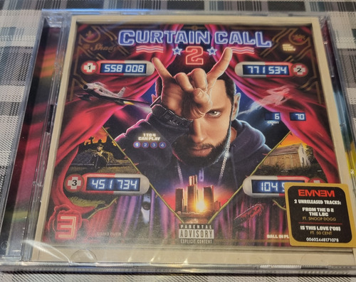 Eminem - Curtain Call - 2 Cds Importado Aleman Nuevo  