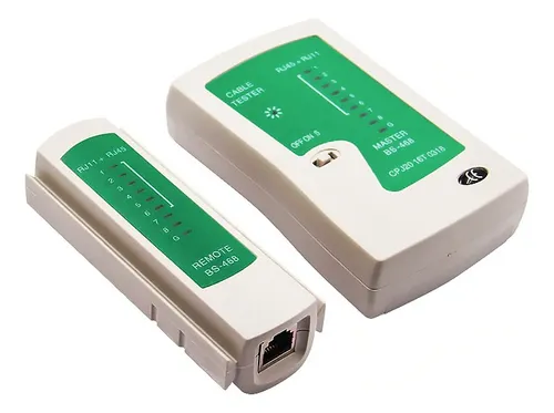 Tester De Red Probador Cable Redes Rj45 Rj11 Utp + Funda