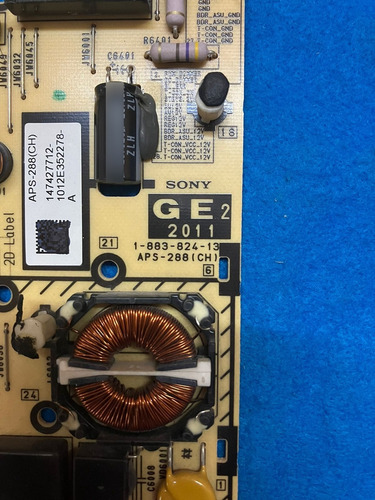 Tarjeta Fuente Sony Kdl-32ex520 / 1-883-824-13 (Usado)