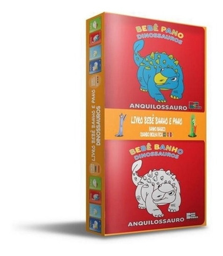 Livro Kit Bebe Pano E Banho - Dinoss Bom Bom Books