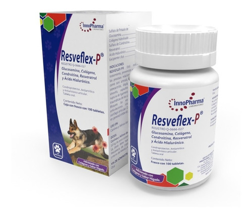 Resveflex-p Para Articulaciones Perro Y Gato 100 Tabs.