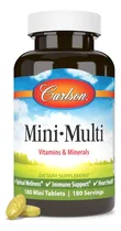 Comprar Multivitaminico Y Minerales Carlson 180 Mini Tabletas