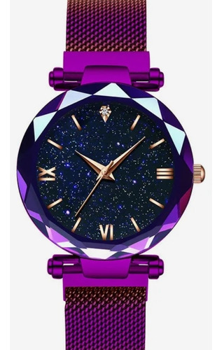 Reloj De Pulsera Dama Elegante Cierre Magnético