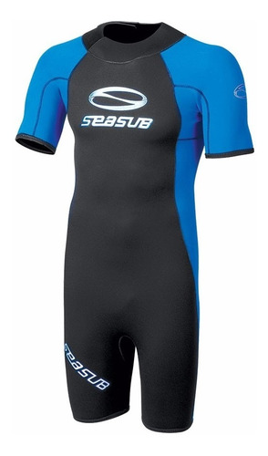 Macacão Neoprene Short John Seasub P/esportes Aquaticos