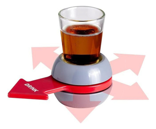 Juego Vaso Giratorio De Mesa Con Puntero Shots Divertido