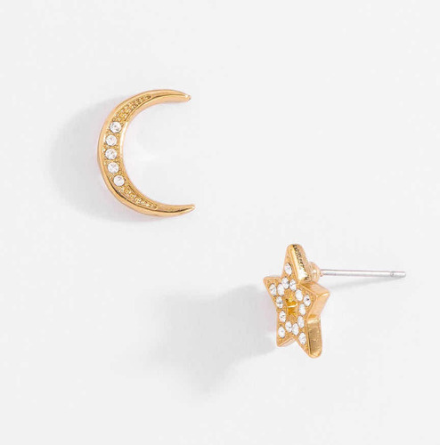 Aretes Luna  Y Estrella  Marca Nice Modelo 422314