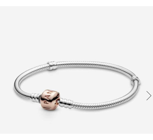 Pulsera Pandora Moments Snake Two Tone 14k Rose Gold Plated