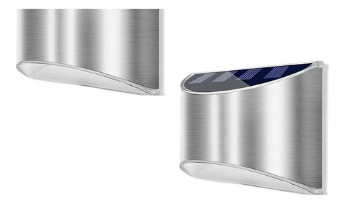 2 Luces De Valla For Exteriores De Acero Inoxidable