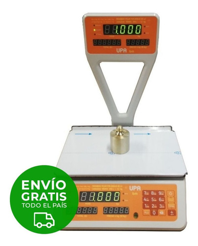 Balanza Electronica Digital Systel Upa 30 Kg - Envio Gratis