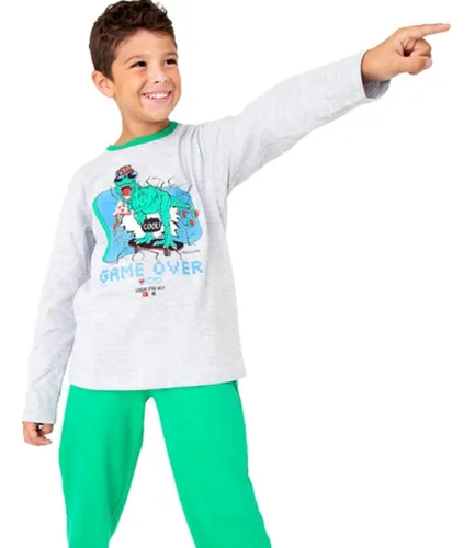 Pijama Niño Invierno Elemento Art. 22500 Interlock T 2 Al 16