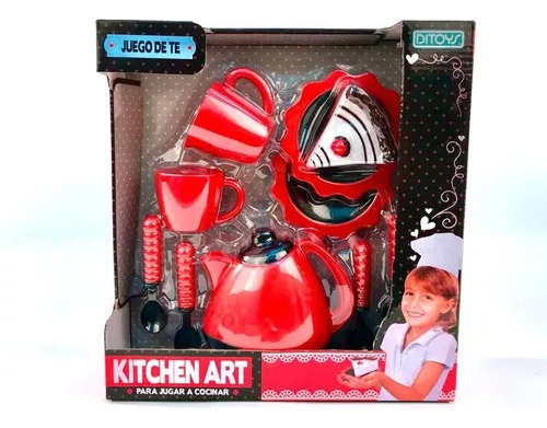 Juego De Te Kitchen Art Original Ditoys Full